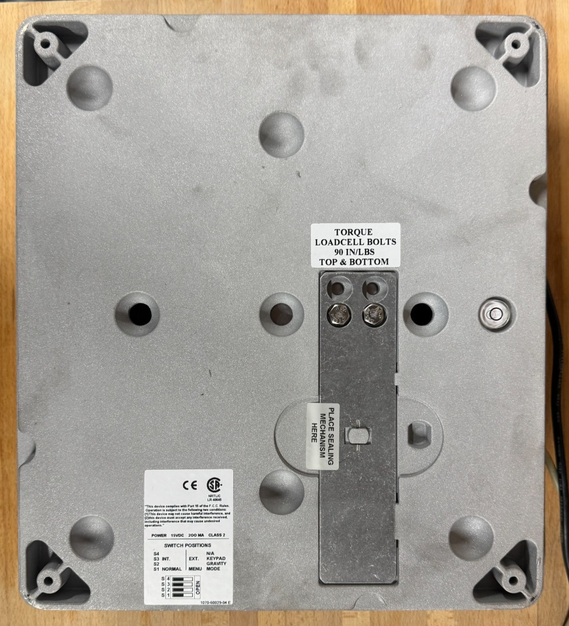 NCI 7620-50 -Weigh-Tronix Digital Scale With Power Supply – 100lbs. Tested!