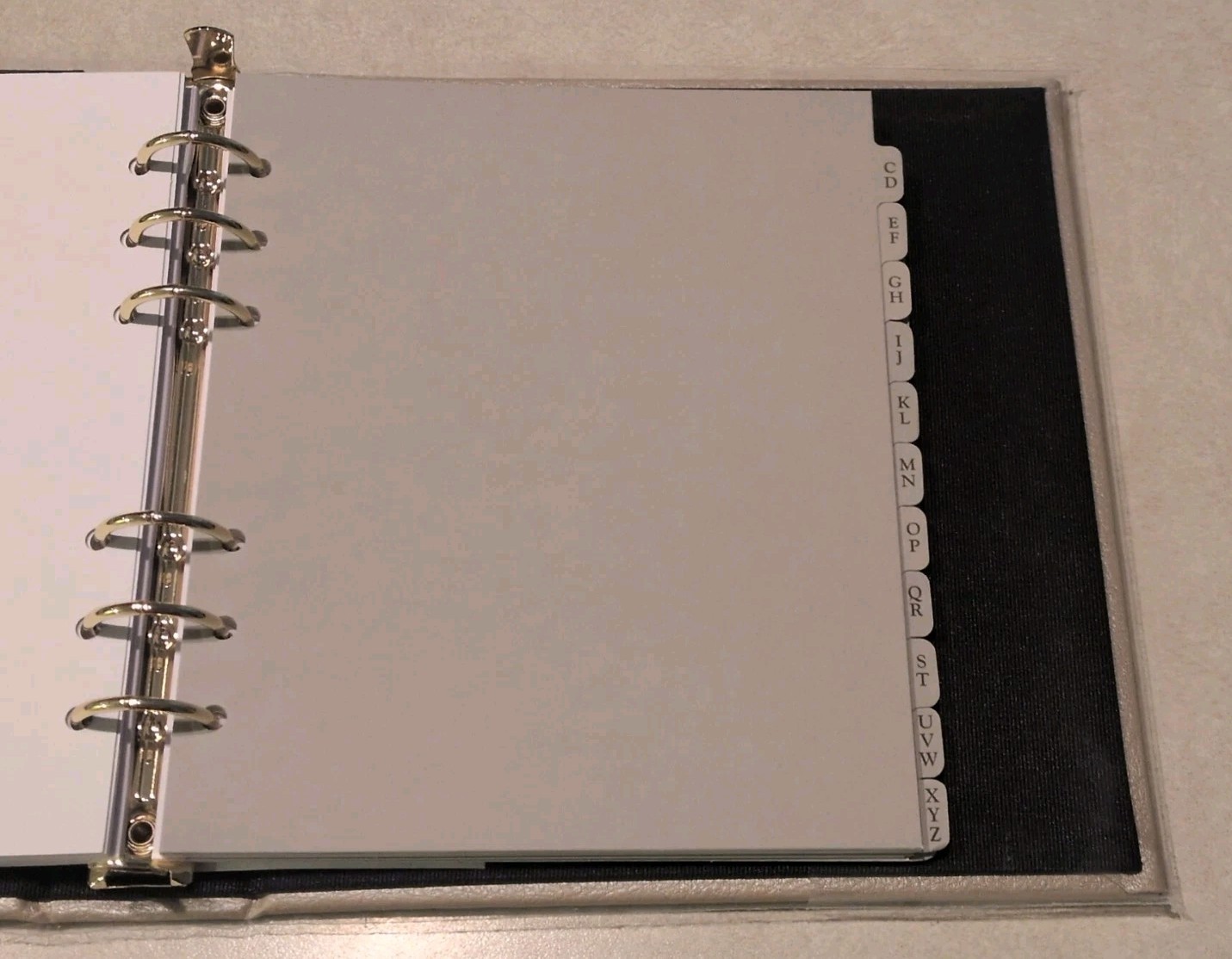 Hallmark Refillable Address Book Cream Color 5STZ1001 Undated Calendar