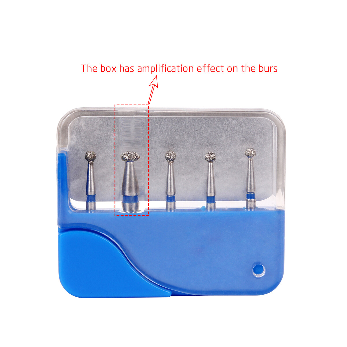 AZDENT Dental Two Layer Diamond Bur FG Ball Round BR-31 For High Speed Handpiece