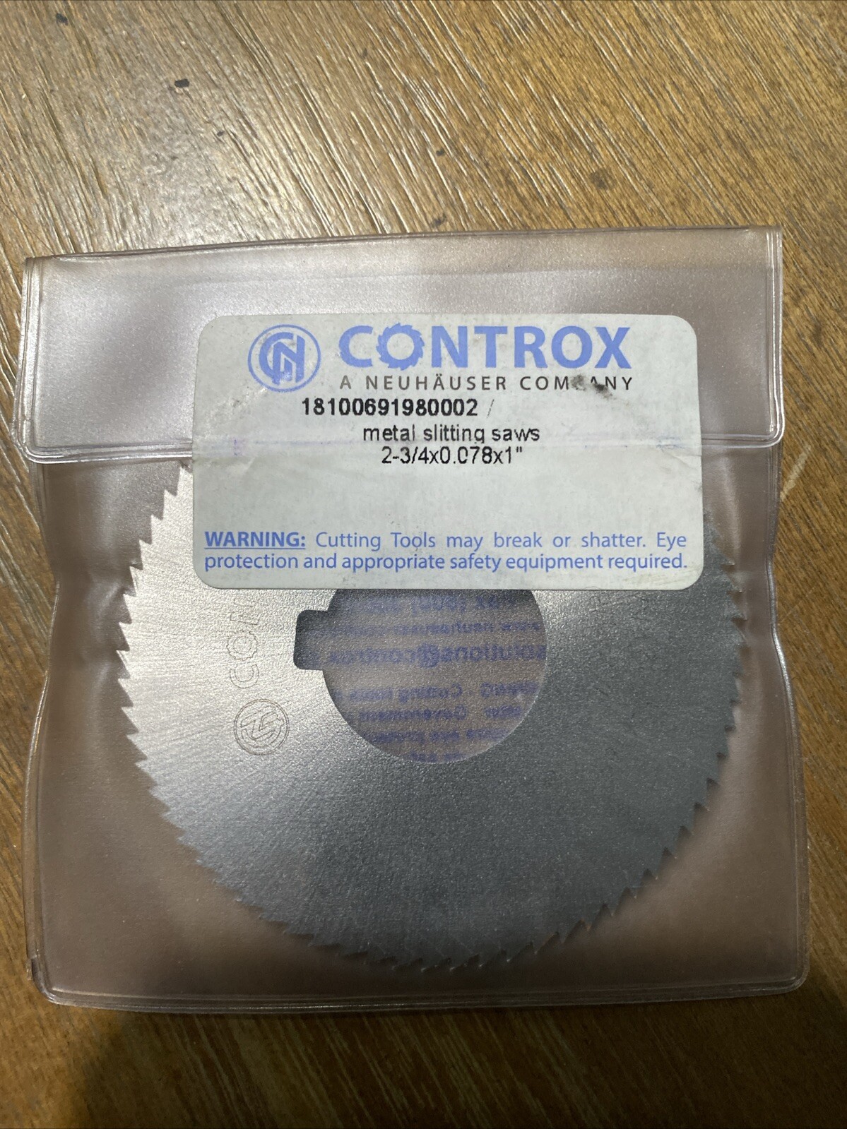 Controx 18100691980002 Slitting Saw 2-3/4”x.078”x1”