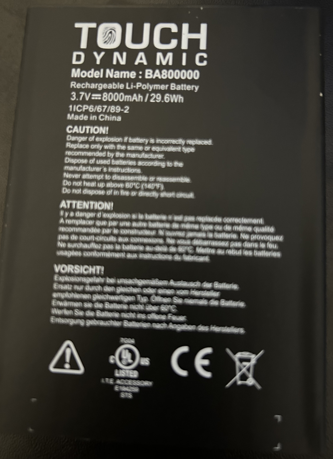 Touch Dynamic Quest10-A64 Point Of Sale Tablet with Charging Cradle