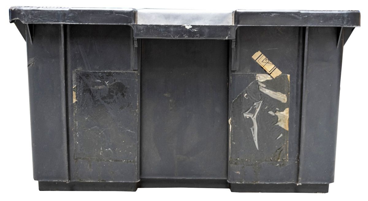 3 x plastic container storage container stacking box 60 x 40 x 22 cm plastic box crate