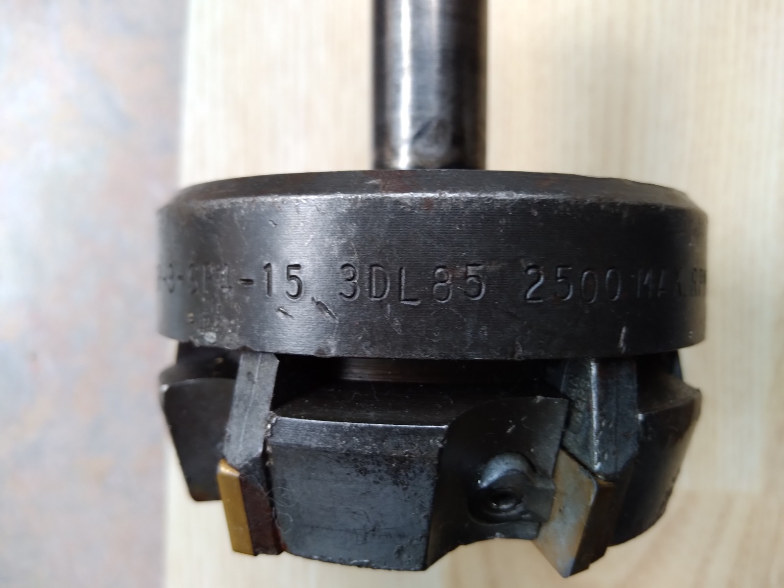 Kennametal 3″ KISR-3-SP4-15 3DL85 Indexable Face Milling Cutter 3/4″ Shank