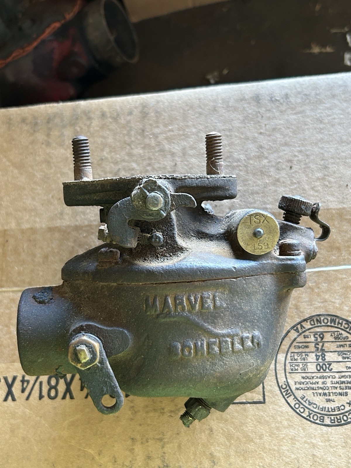 Marvel Schebler Carburetor AC Allis Chalmers W WC WD WF Model TSX 159