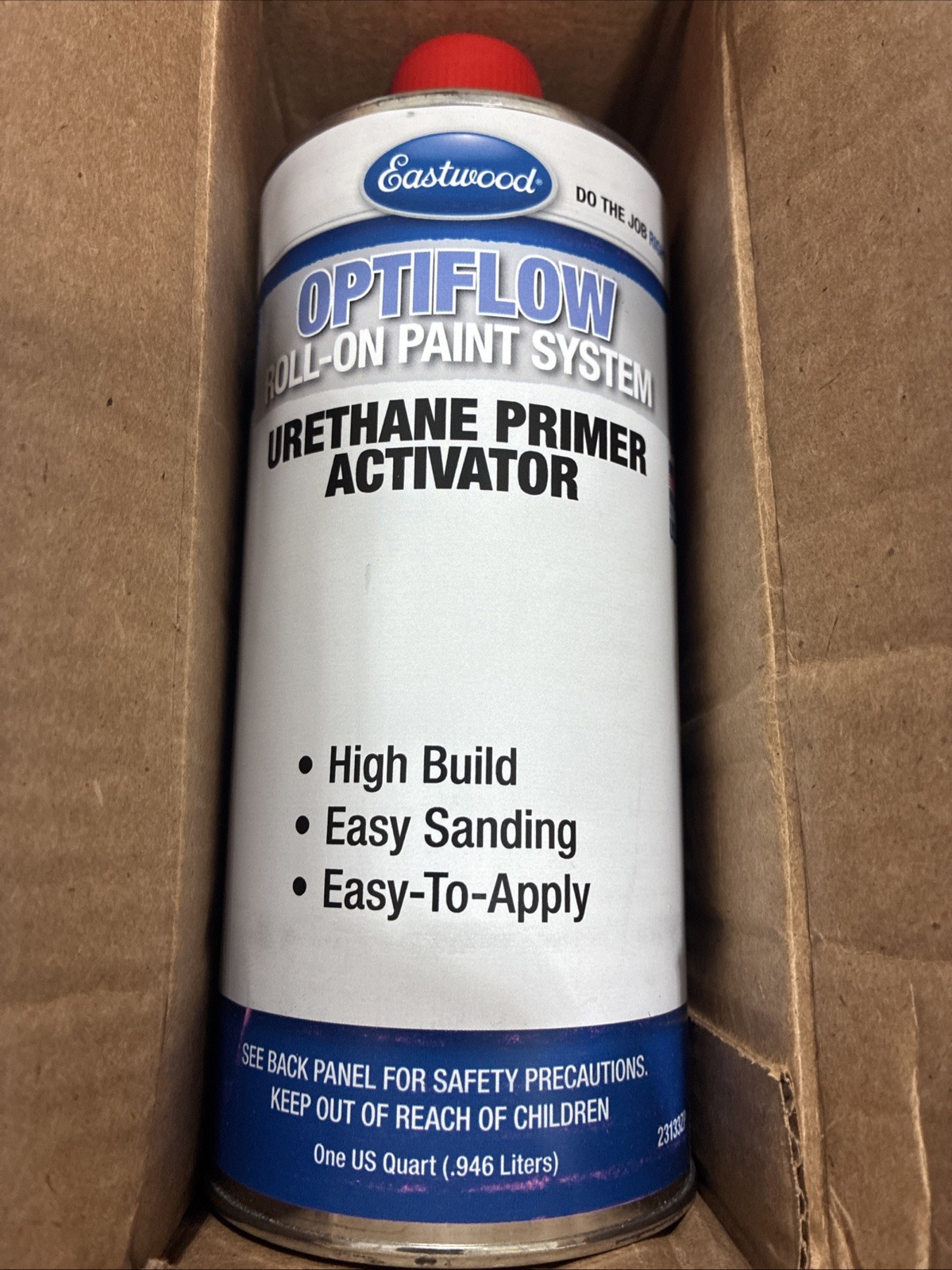 EASTWOOD Option Urethane Primer Activator – Quart. Roll On Paint System.