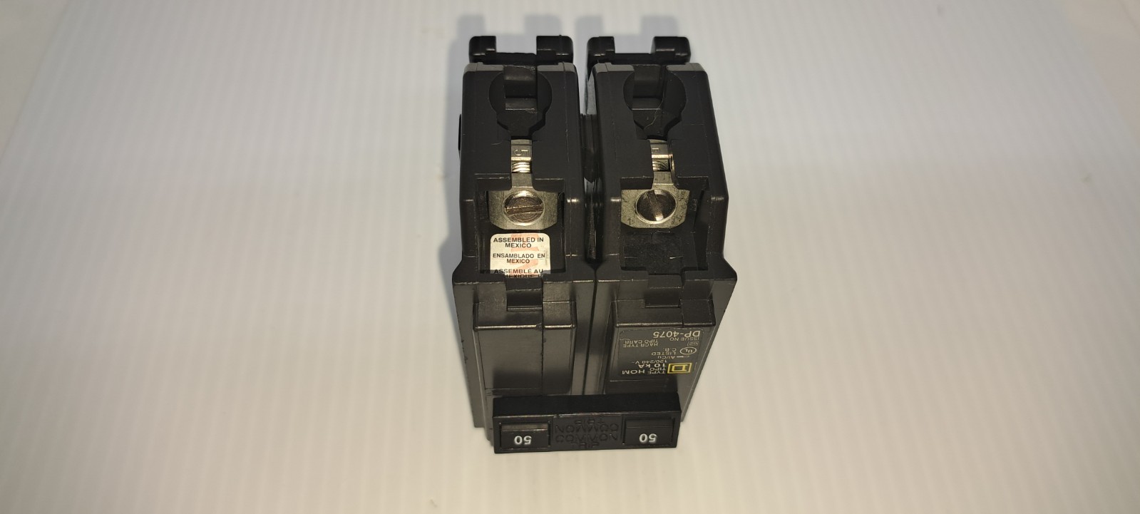 Square D HOM250 50 Amp 2 Pole 120/240V Type HOM Circuit Breaker