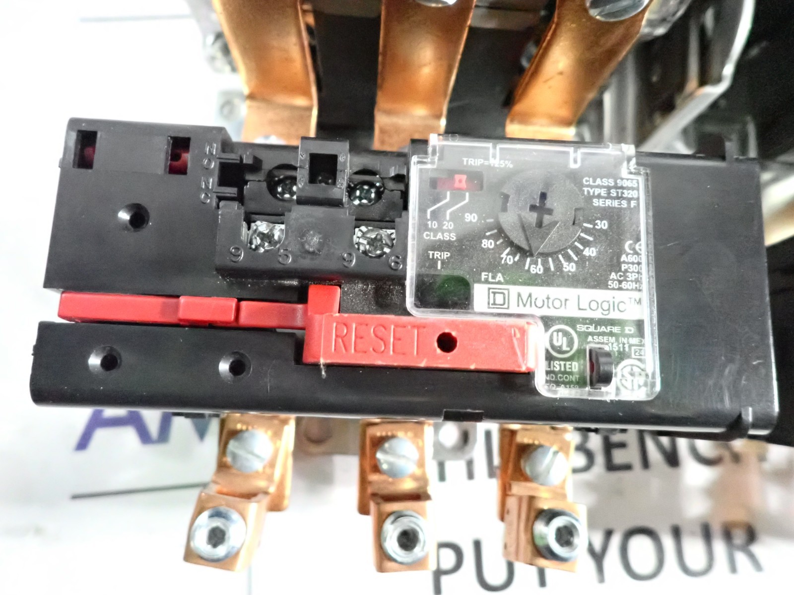 Square D Size 3 8810SE04H30H30S 2 Speed Motor Starter 30-90A OL 9065ST320 S2248