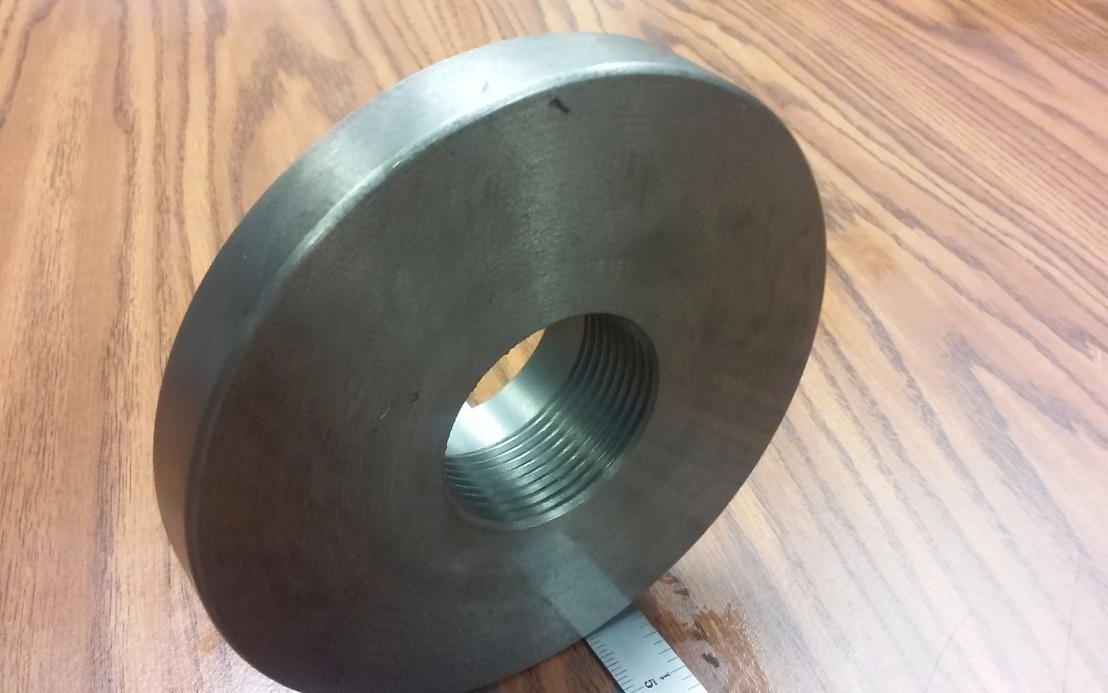 2-1/4″-8 Semi-Finished adapter Plate for 6″ LATHE CHUCKS #ADP-06-214SM- NEW