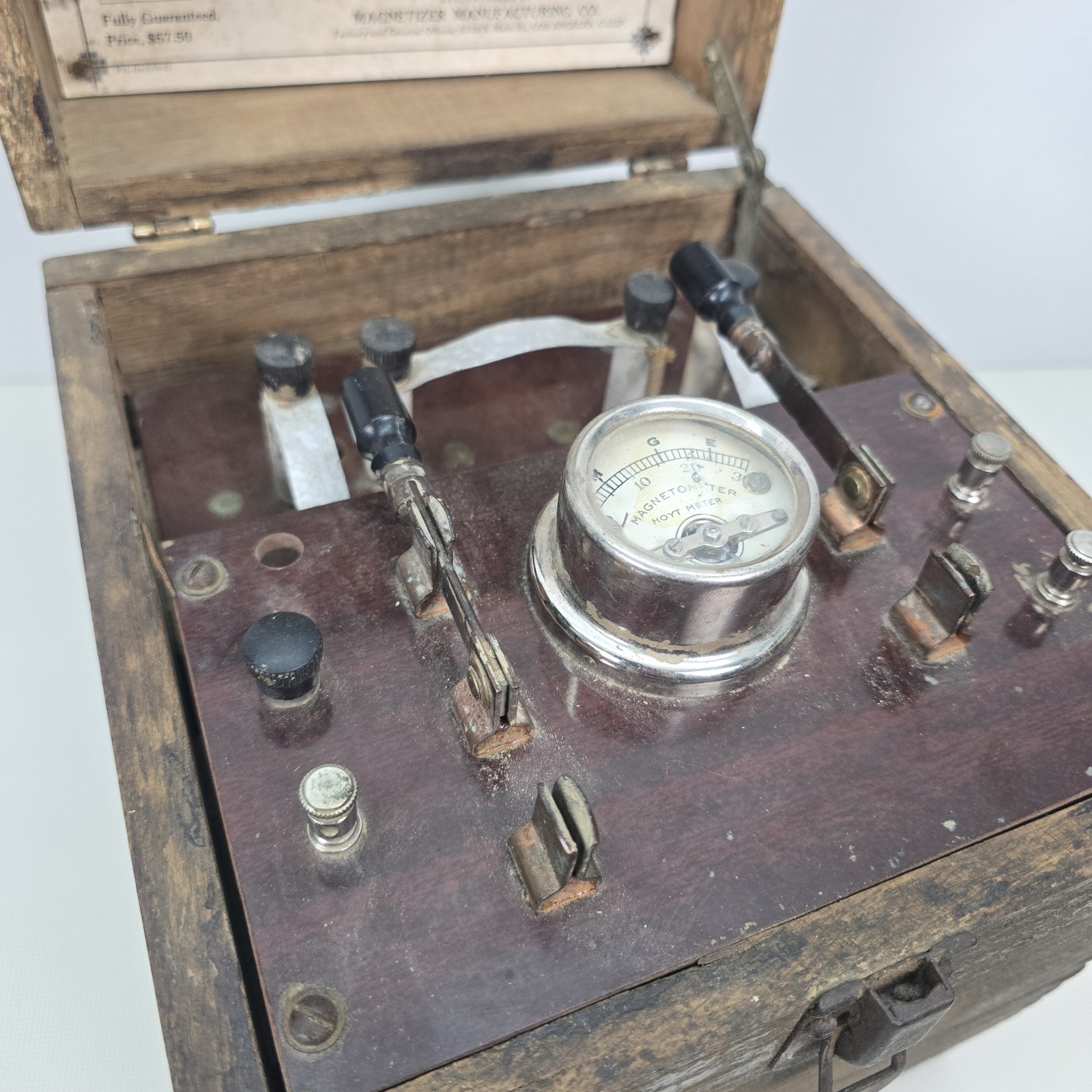 Antique Magnetizer Mfg Co Type G Magneto Tester Hoyt Magnetometer Ford Model T
