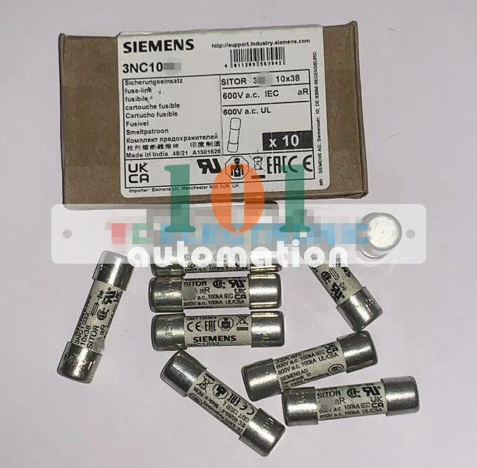 A pack/10pcs 3NC1003 Column fuse 3A aR 600V 10*38mm