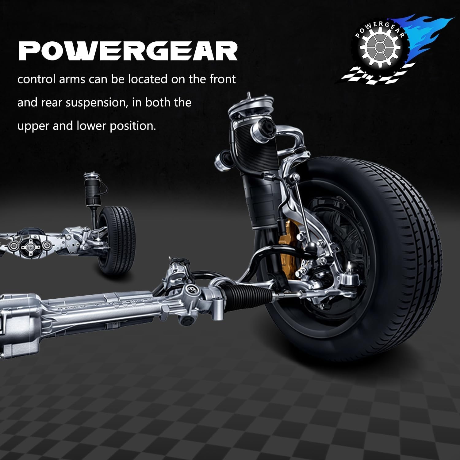 Front Upper & Lower Control Arm Fit for 15-20 Chevy Tahoe