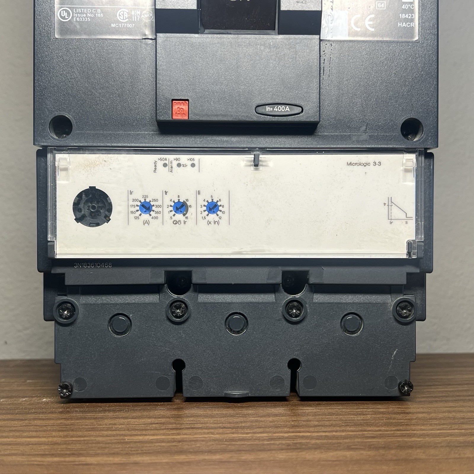 Square D Schneider PowerPact LG400 400A 3-Pole LGF36400U31XYQ