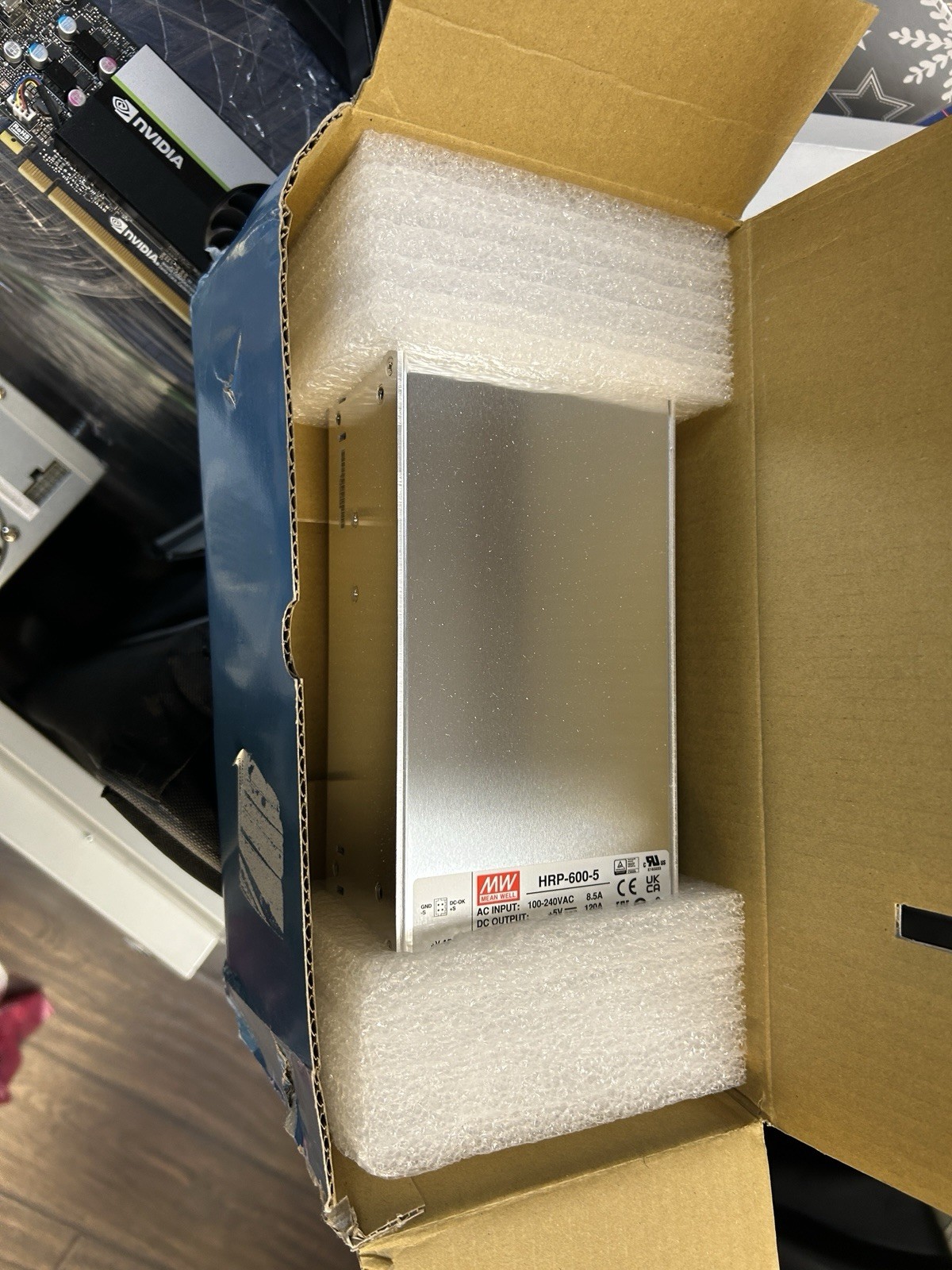 Mean Well HRP-600-5 Power Supply 5V@120A – 600W NEW IN BOX
