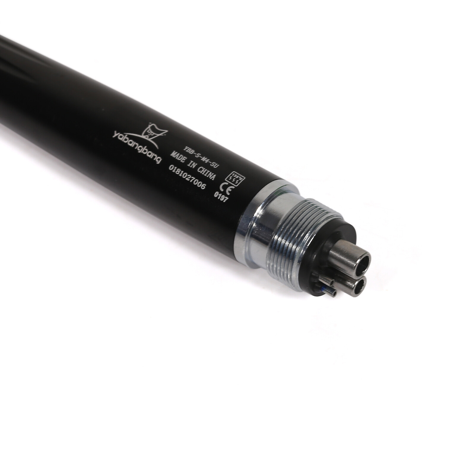 Dental High Speed Handpiece Push 4Holes Standard Head Turbine Black