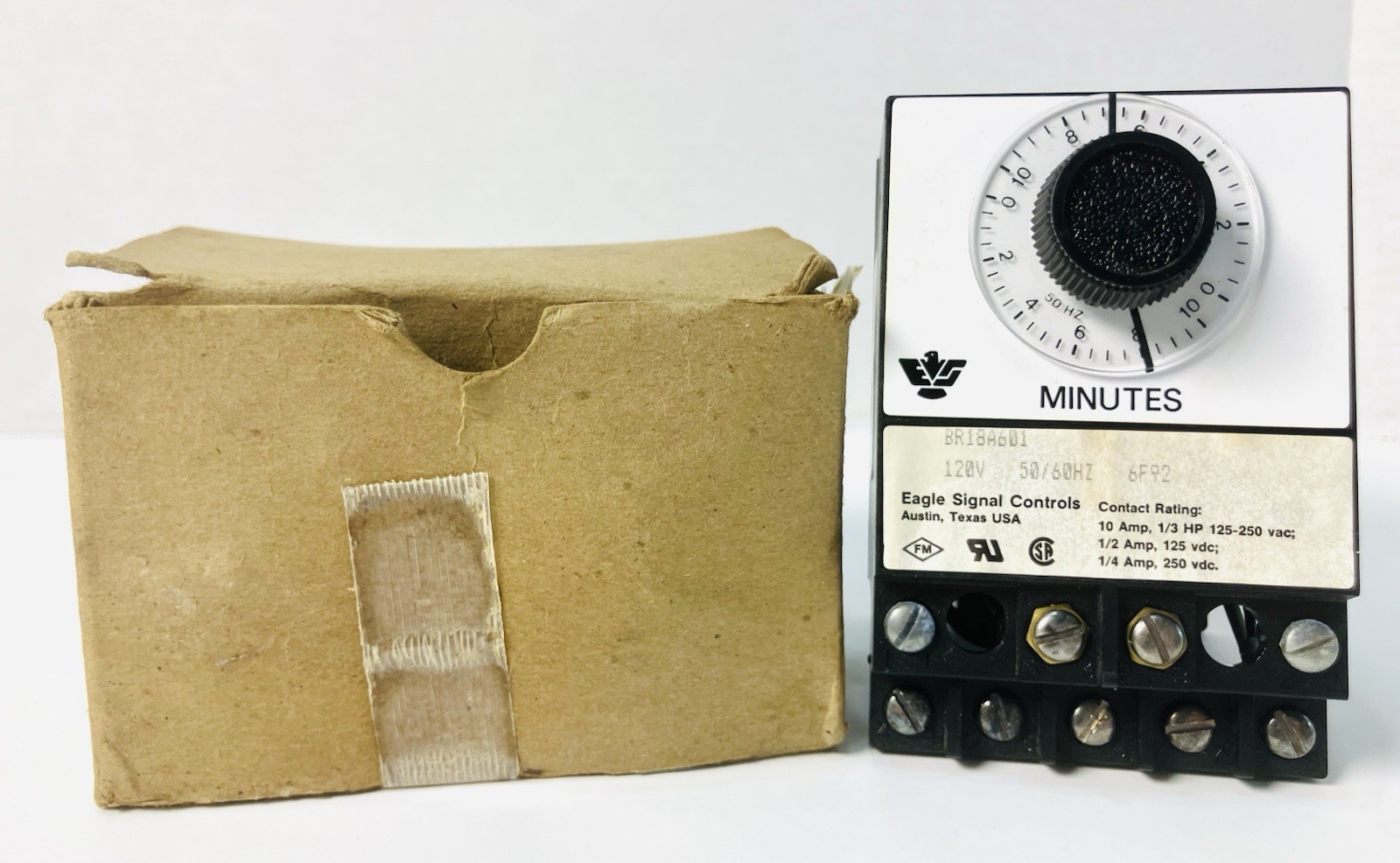 Danaher BR18A6 Eagle Signal Timer 0-10min 120V-AC – BRAND NEW!!!