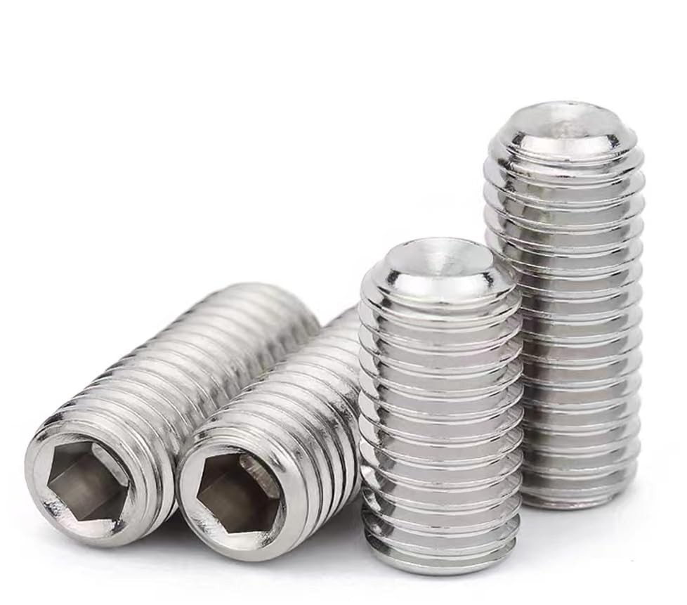 50 Pcs M6-1x6mm Hex Socket Head Cup Point Set Screws, Allen Head Grub Screw, …