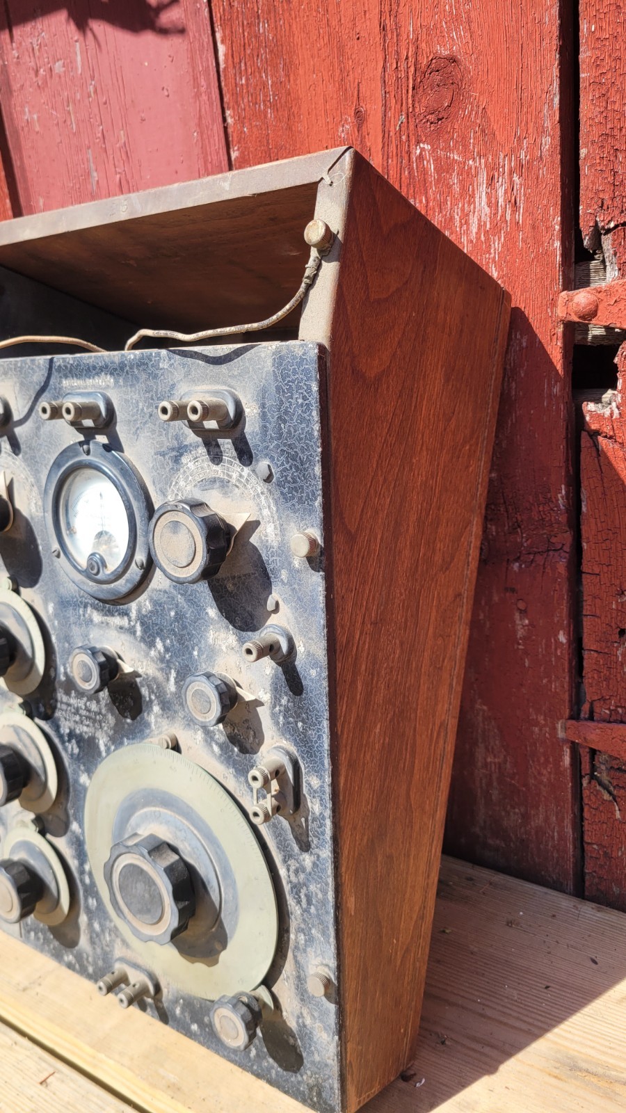 GENERAL RADIO TYPE 650-A IMPEDANCE BRIDGE ( sold as is )