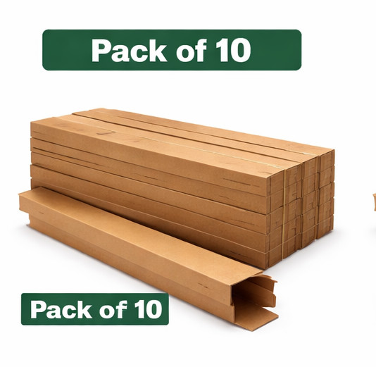 4″ x 4″ x 36″ Corrugated Shipping Boxes–Heavy Duty Kraft Rigid Cardboard Boxes