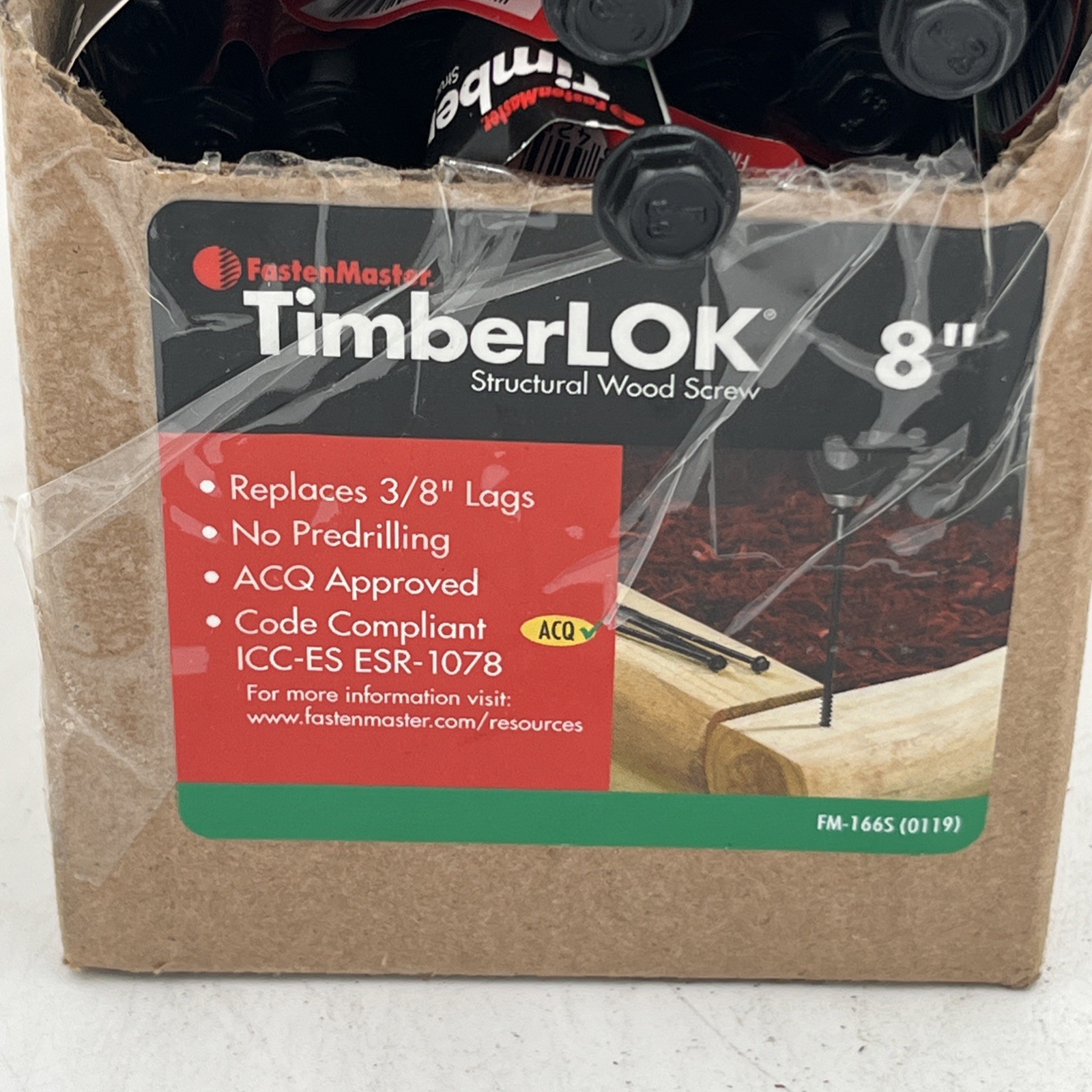 NEW!! 150-Pack FastenMaster TimberLOK 8 in. Structural Torx ttap Wood Screws