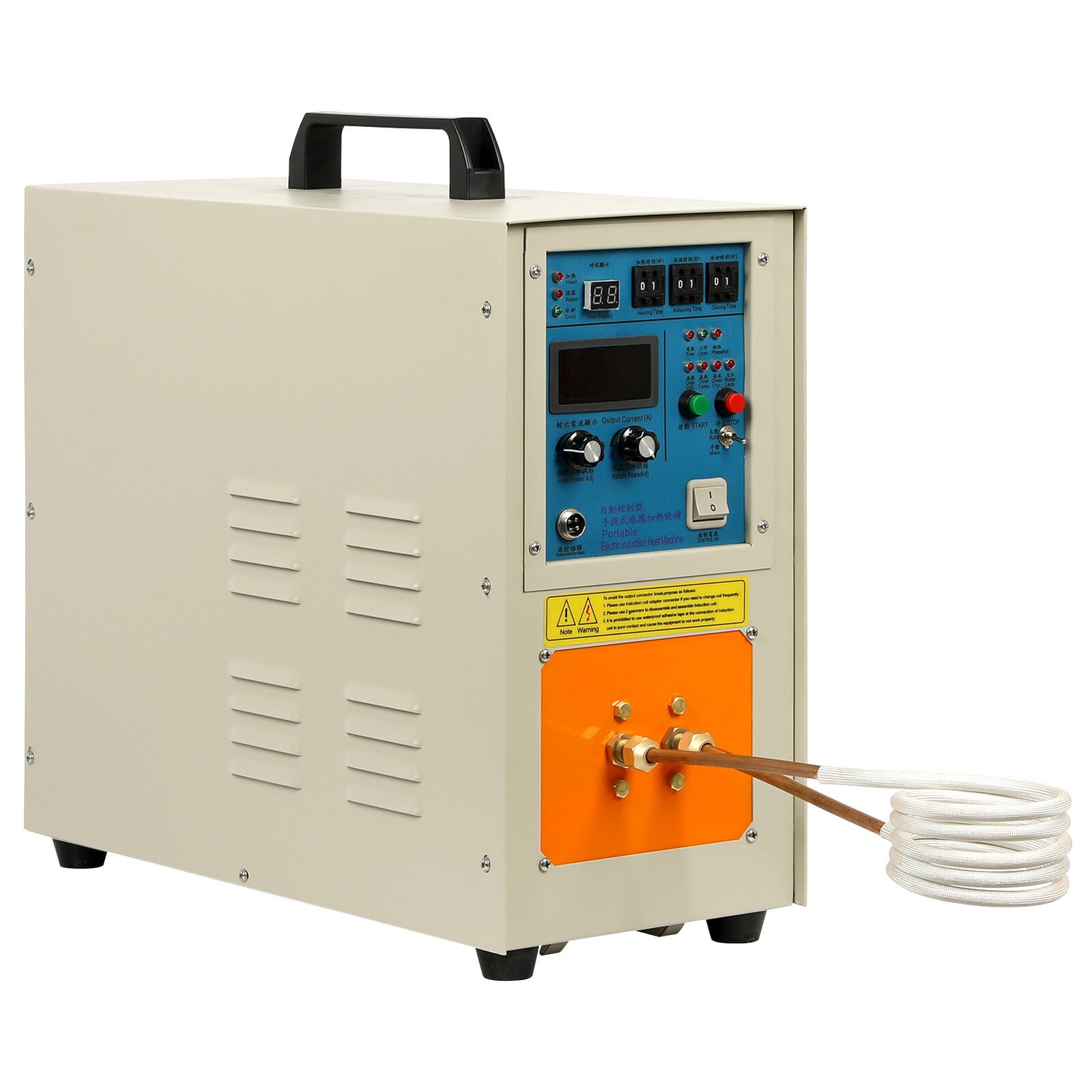 3992℉/2200℃ High Frequency Induction Heater Furnace 15KW 30-100 KHz