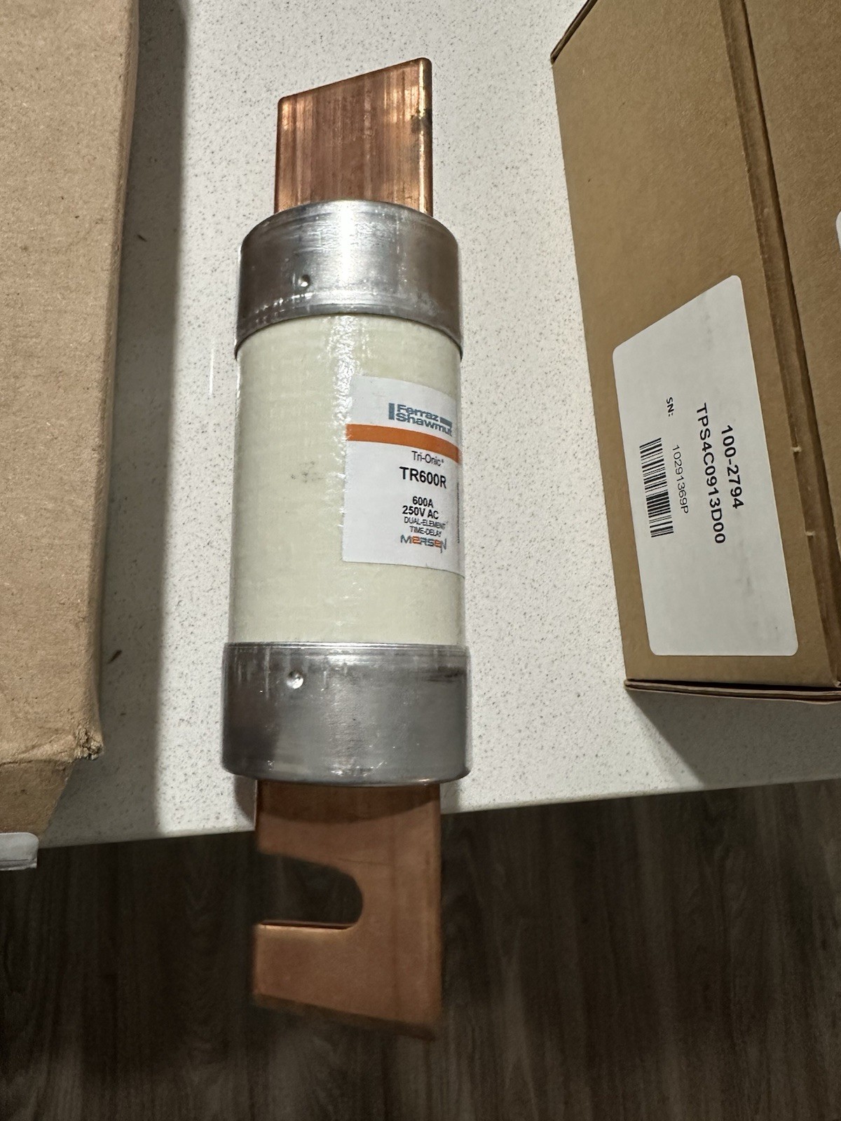 Mersen TR600R. 600A Electrical Fuse 250v, Class RK5
