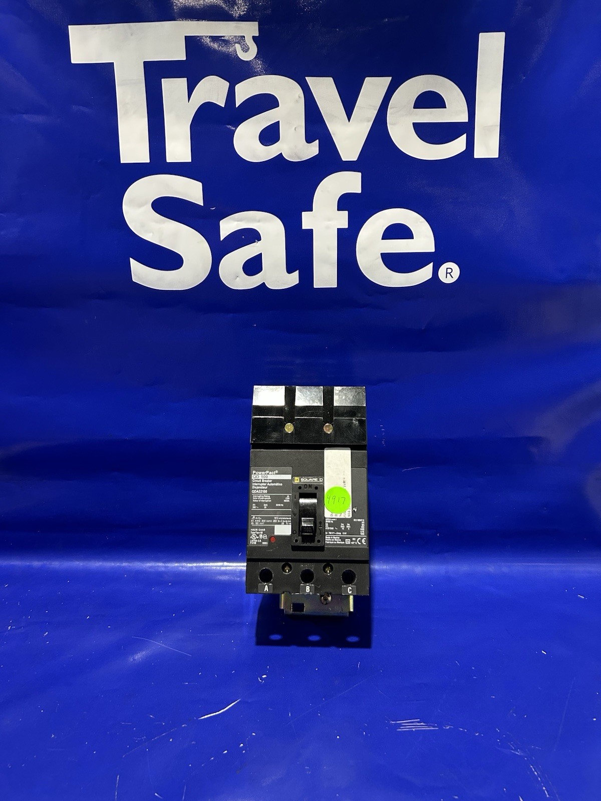 QDA32100 100 Amp 240V 3 Pole Square D PowerPact I-Line Circuit Breaker 🟦