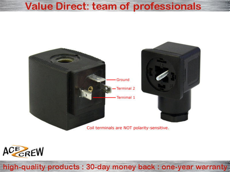 VITON 1/2 in 110V-120V AC Brass Solenoid Valve NPT Gas Water Air Normally Closed