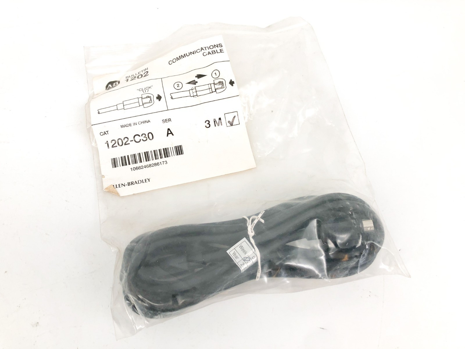 New Allen Bradley 20-HIM-B1 Bezel Kit w/ 1202-C30 Cable IP 20 NEMA Type 1