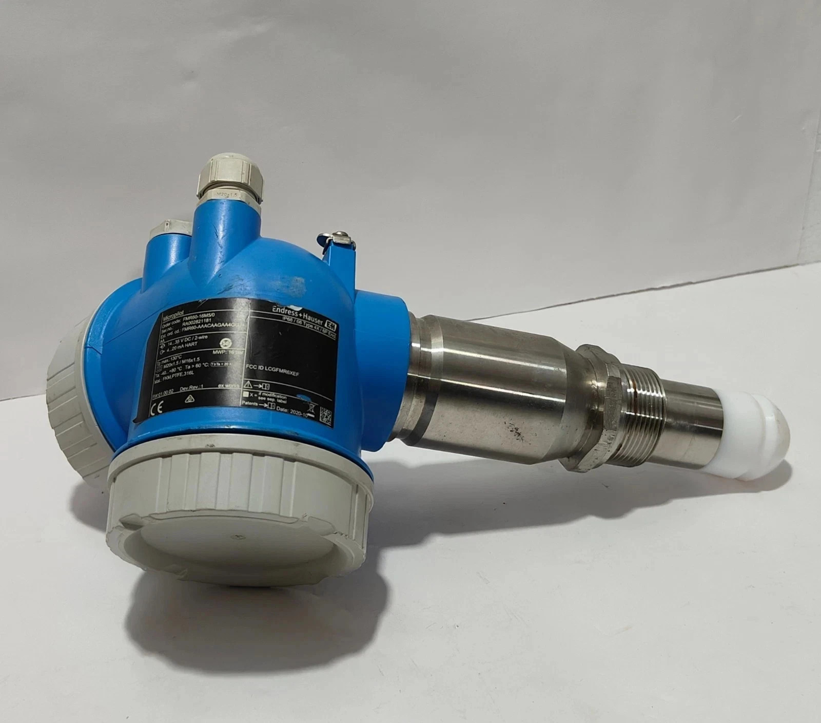 ENDRESS+HAUSER MICROPILOT FMR60-16M5/0 LEVEL TRANSMITTER FMR60-AAACAAGAA4GGJ+