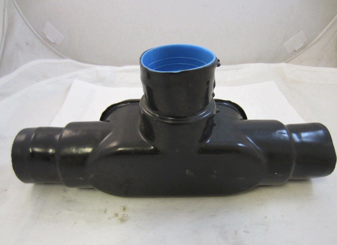 A5 Ocal T67-G 2” PVC Coated Conduit Body Form 7 T-Style w/ Cover – New