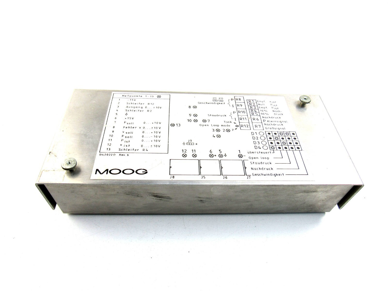MOOG D121-014-A001 servo valve control battenfeld