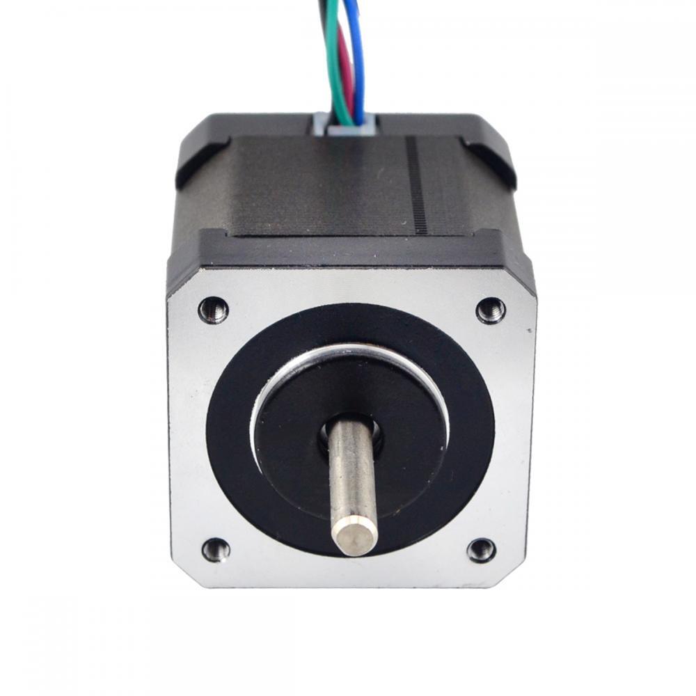 STEPPERONLINE Nema17 Dual Shaft Bipolar Stepper Motor 0.9deg 44Ncm 1.68A 4 wires