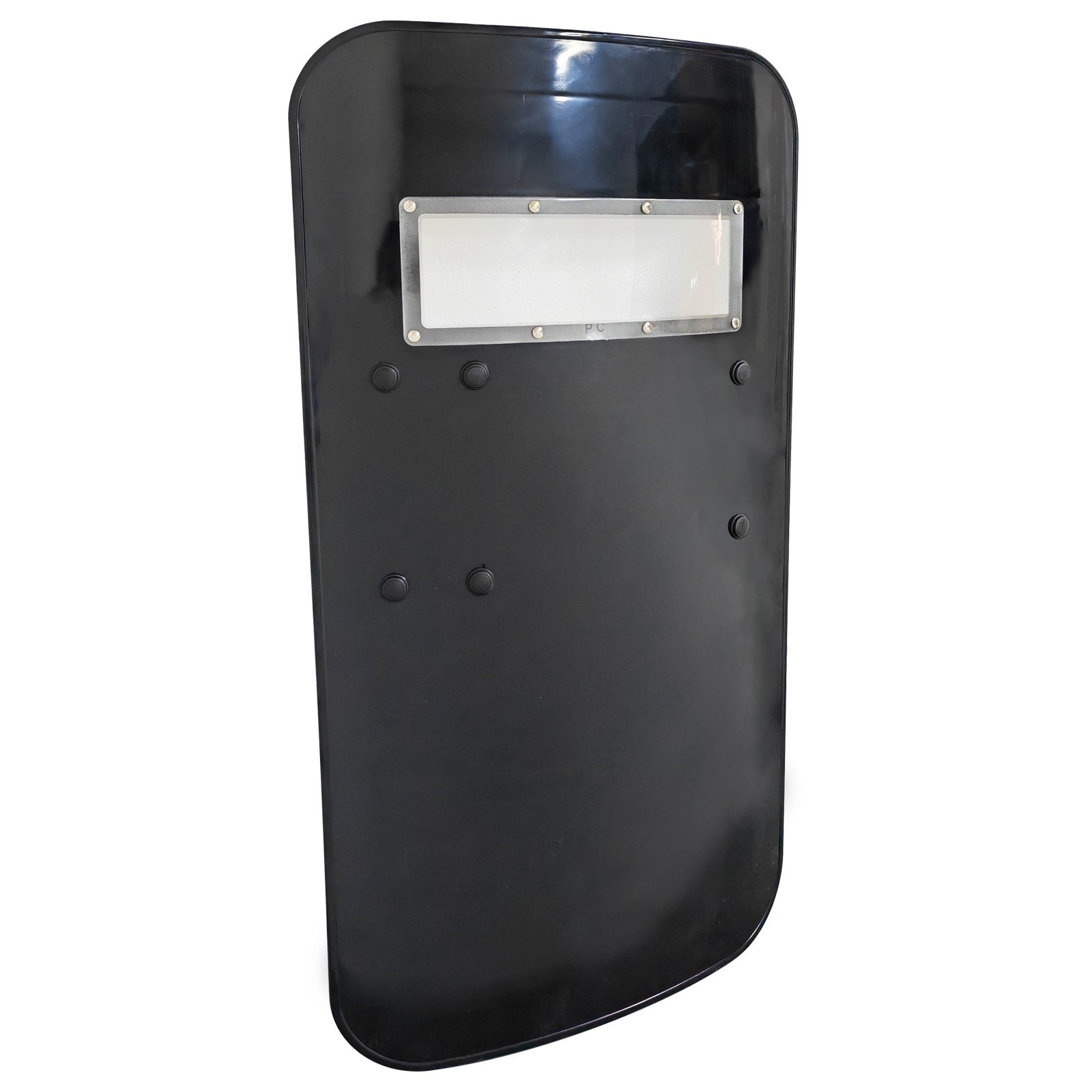 Black Four-Hole PC Riot Shield Security Protection High-quality PC Materials
