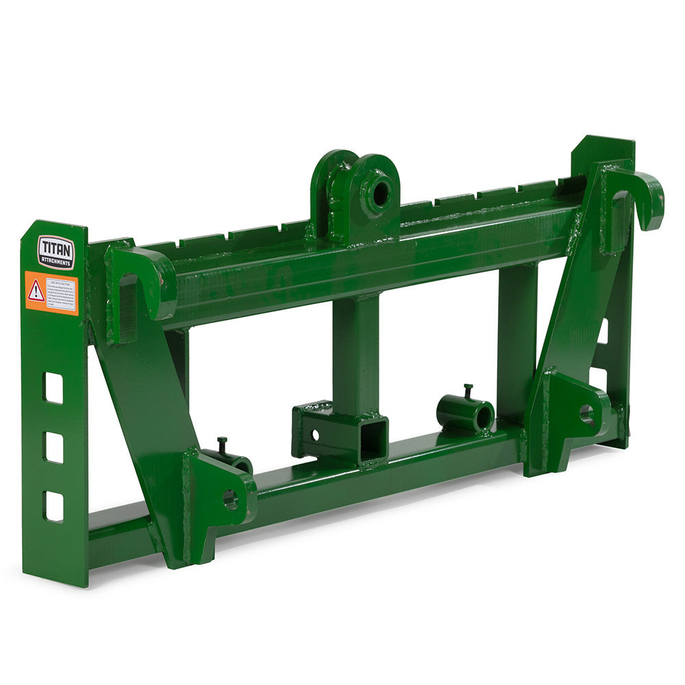 Titan Attachments Economy Global Euro Pallet Fork Frame with 42″ Fork Blades