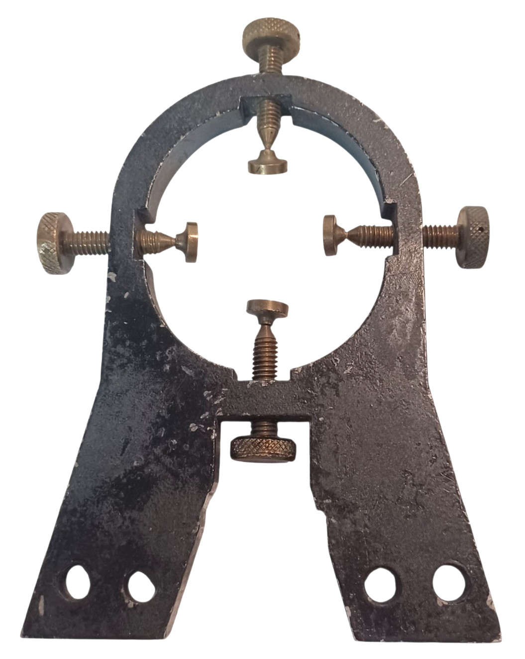 Vintage 4-Screw 4-Pin Metal Working Woodworking Centering Tool Lathe Steady Rest