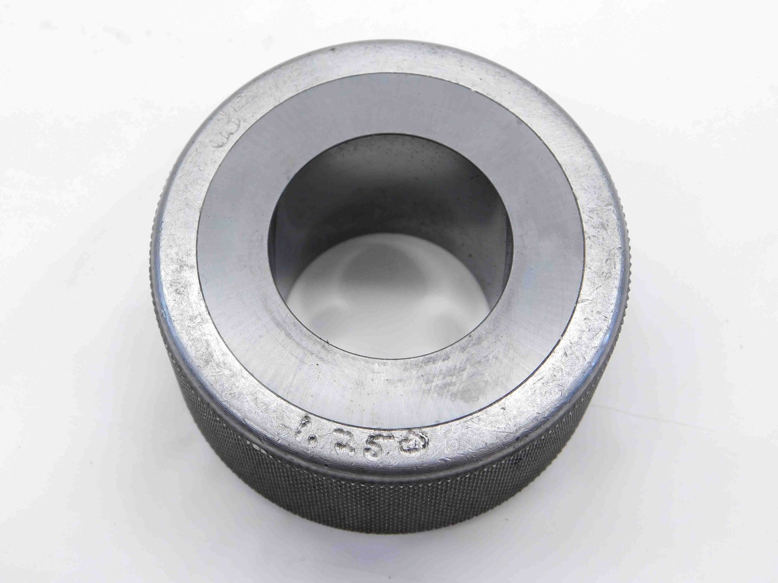 1.2500 CARBIDE MASTER PLAIN BORE RING GAGE ONSIZE 1 1/4 31.750 1.250 W/ AIR PLUG