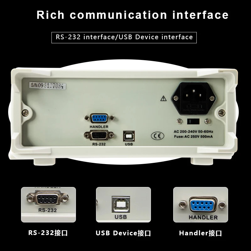 Digital LCR Meter Capacitance Resistance Impedance Inductance Measure Instrument
