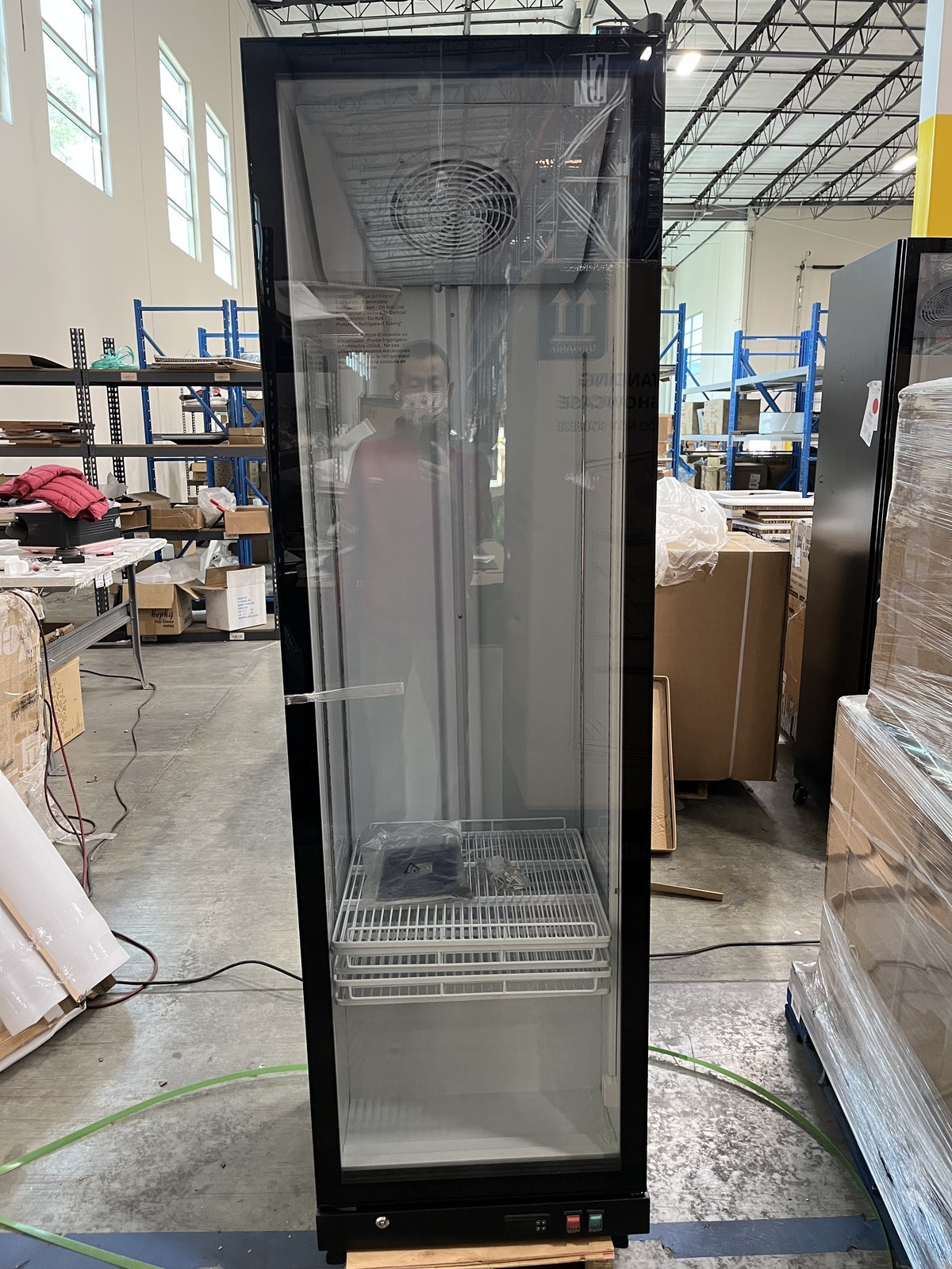 Yeego Commercial Display Beverage Merchandiser Refrigerator 12.36 Cu.ft Store