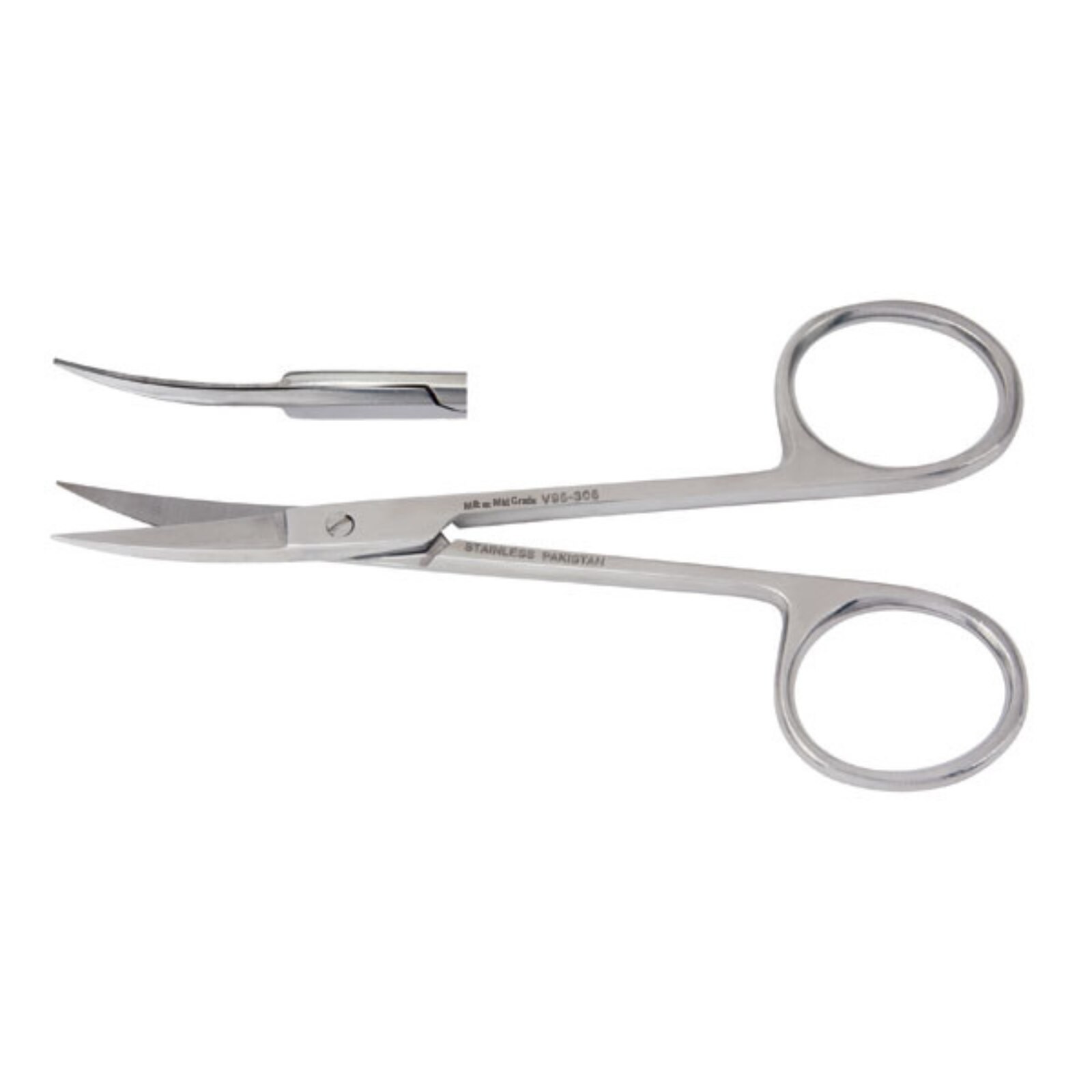 Miltex Instrument V95-306 Iris Dental Scissors Curved 10.6cm
