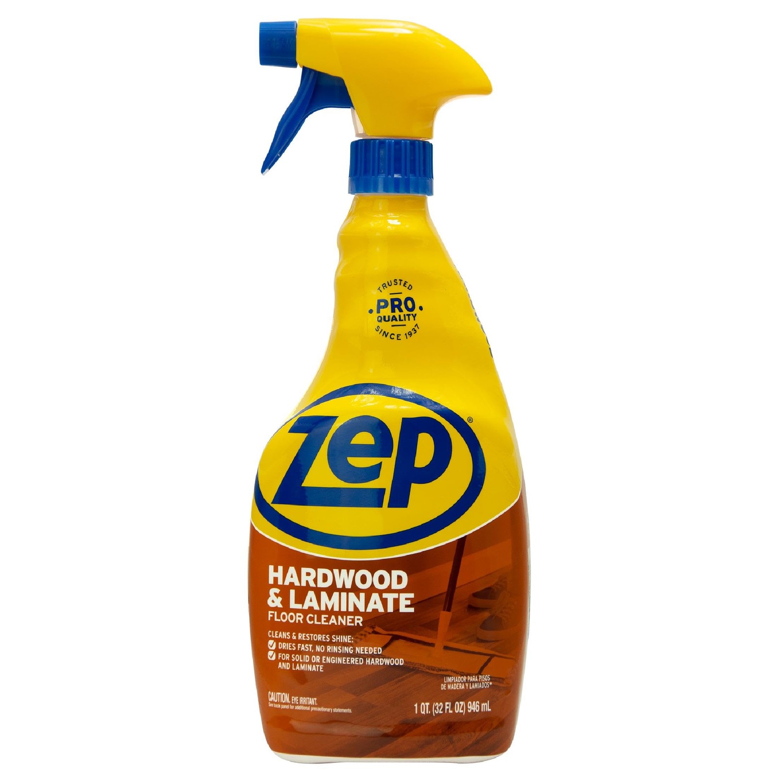 Zep ZUHLF32 Hardwood and Laminate Floor Cleaner 32 32 Fl Oz (Pack of 1), tan