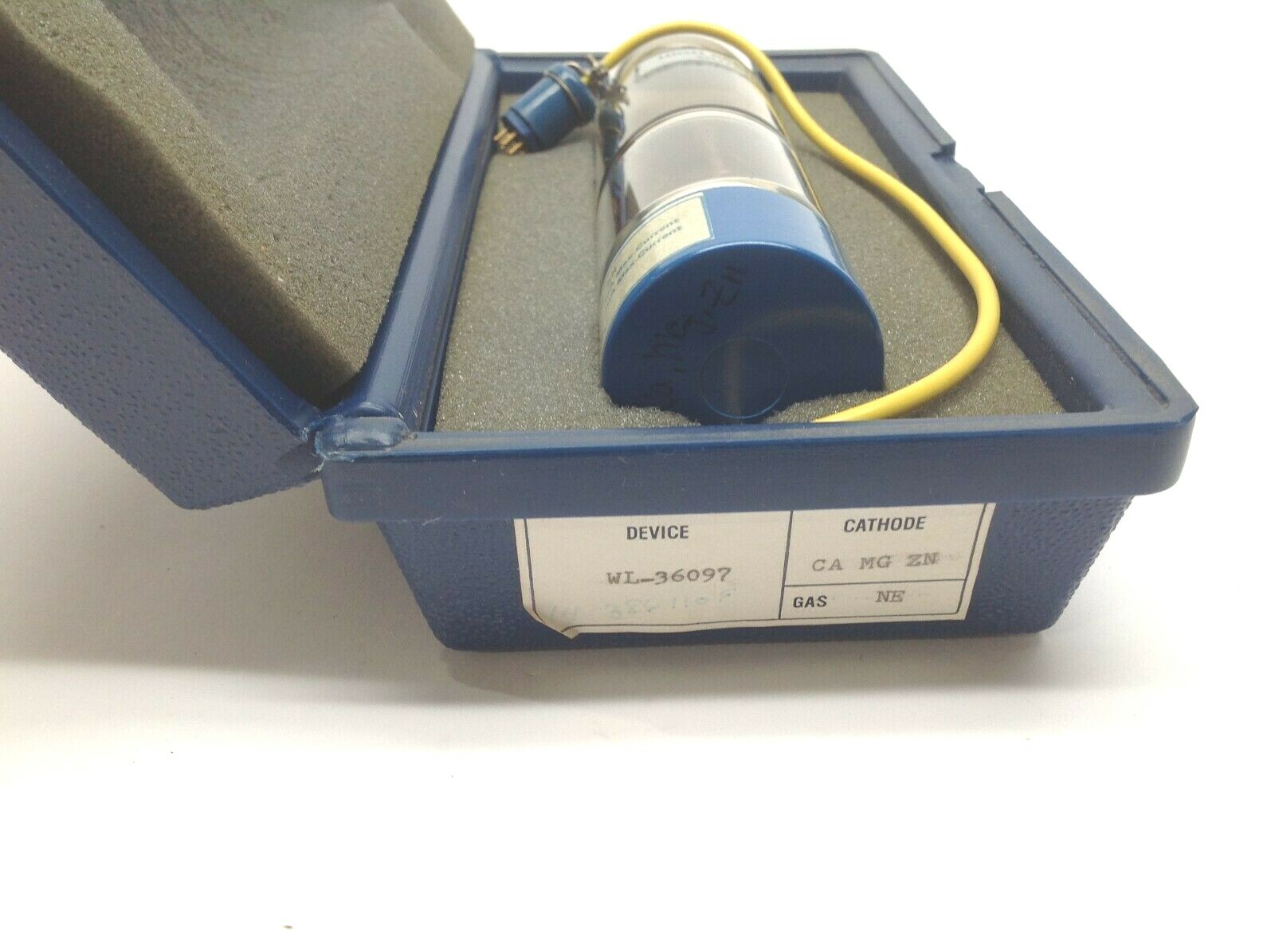 Fisher WL-36097 Ca MG ZN Element Ne Gas Hollow Cathode Bulb