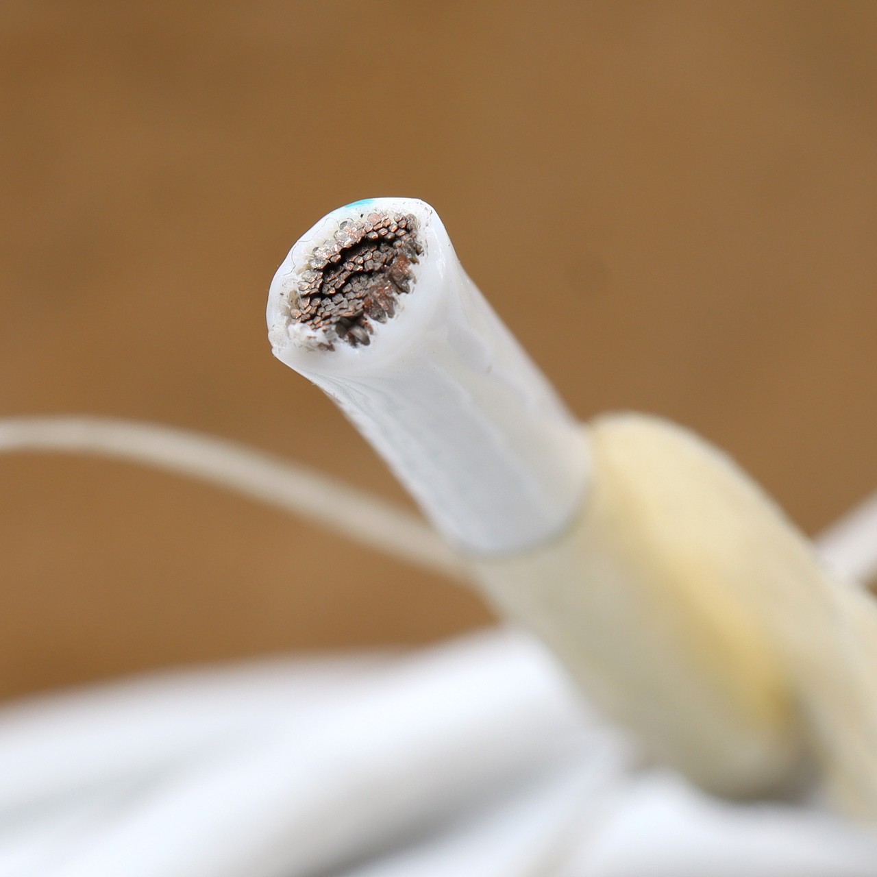 M22759/16-8-9 8 AWG ETFE Jacketed Wire, White, 50 Feet
