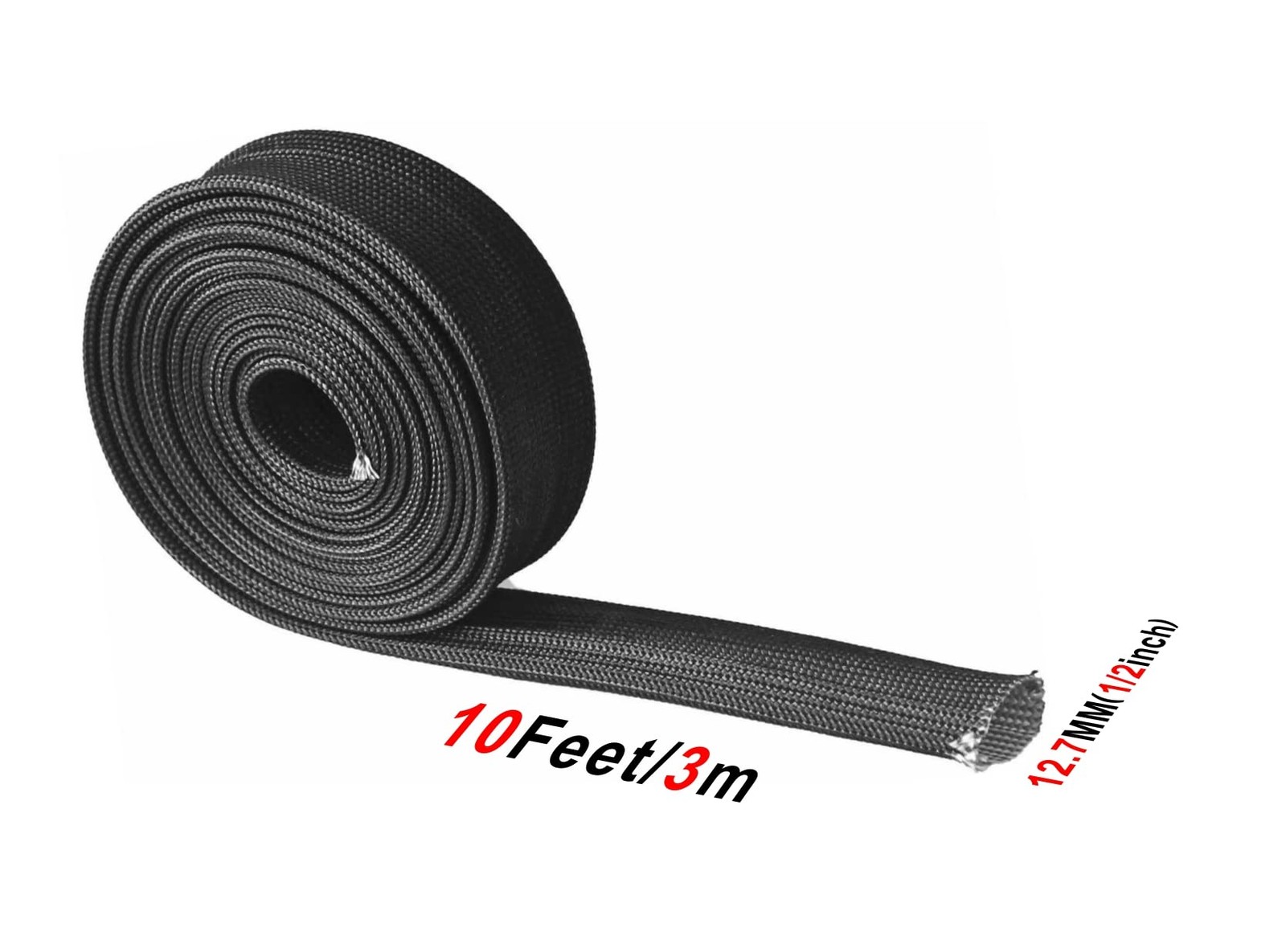 Heat Shield Sleeve for Fuel Line, Spark Plug Wires & Auto Hose – 2500°F