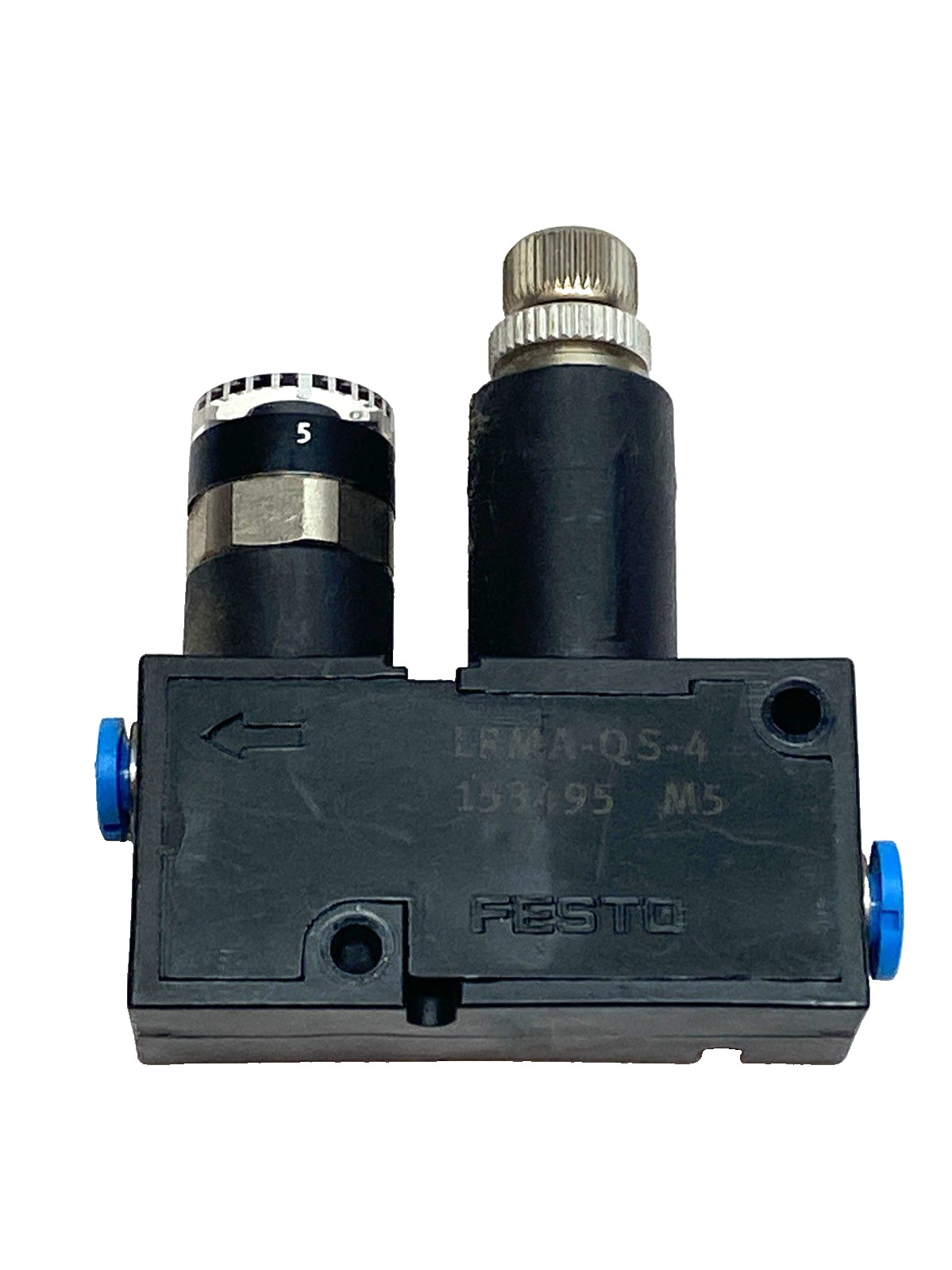 Festo LRMA-QS-4 Mini Pressure Regulator 1-8 Bar Gauge 153495 LOT OF 2