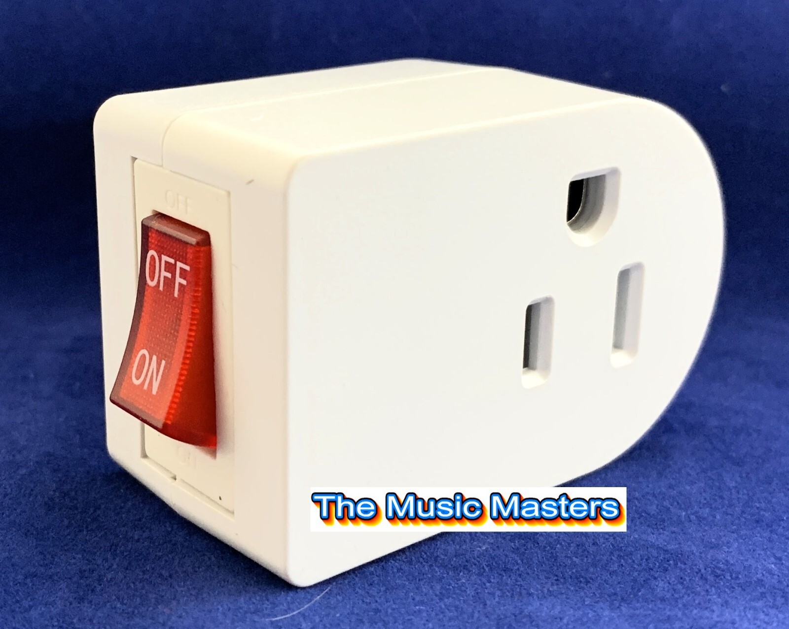 6X Grounded On/Off LIGHTED POWER SWITCH Single AC Wall Plug Electrical Outlet