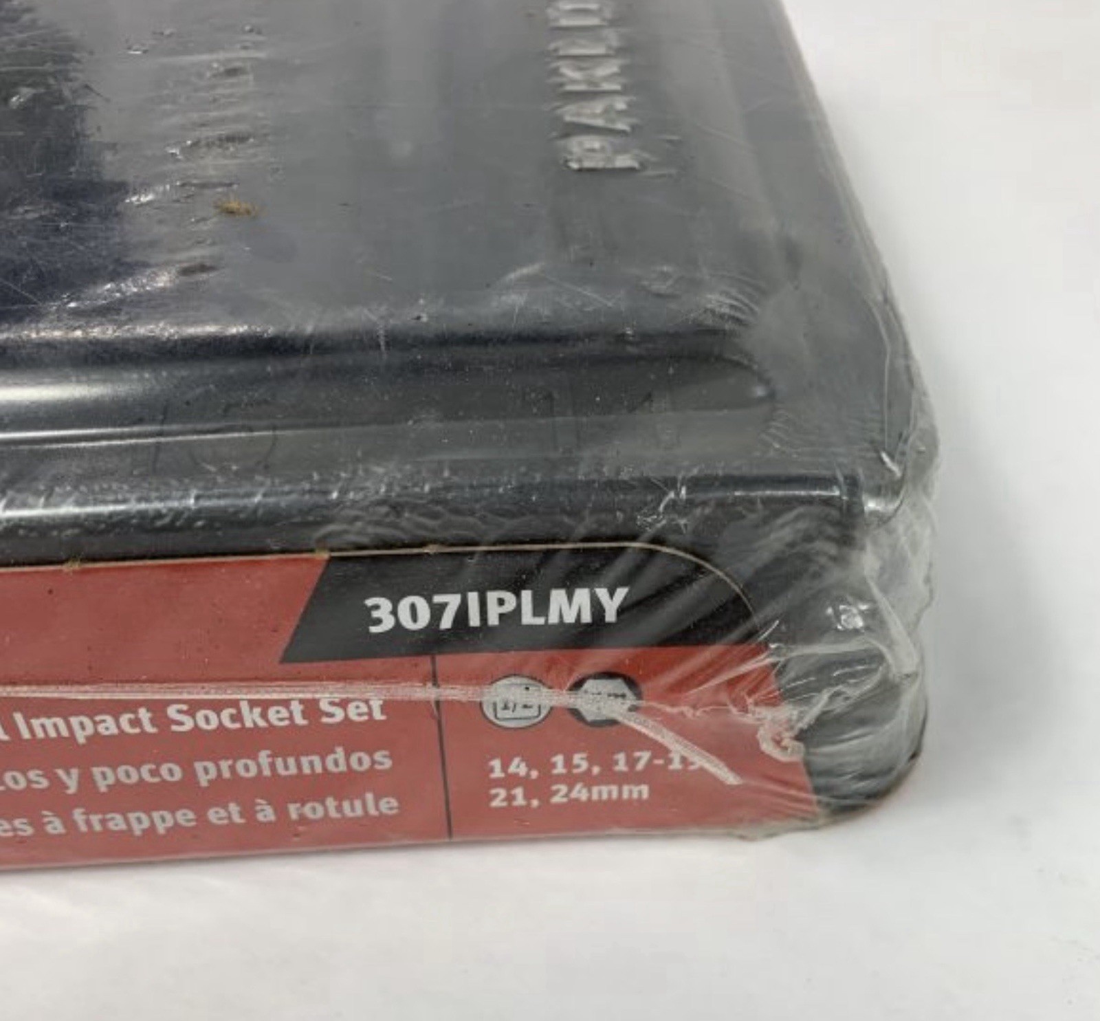 Snap On Tools 307IPLMY 1/2″ dr. 14,15,17-19,21,24mm shallow impact swivel set