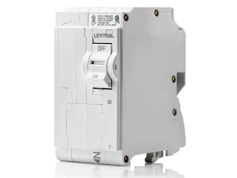 Leviton LB260-T 60A 2-Pole Plug-On Standard Branch Circuit Breaker, Thermal