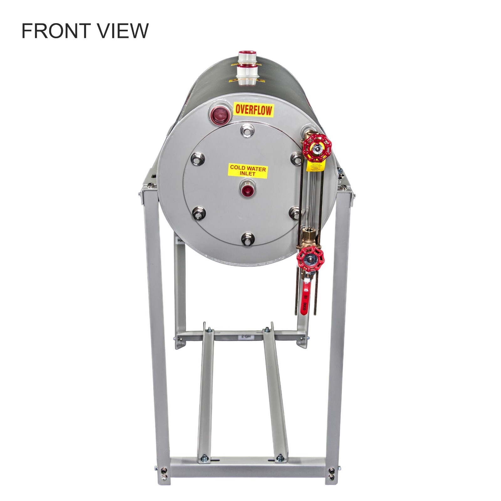46 GALLON STAINLESS STEEL BOILER CONDENSATE RETURN TANK COMPLETE SET, 18″x42″