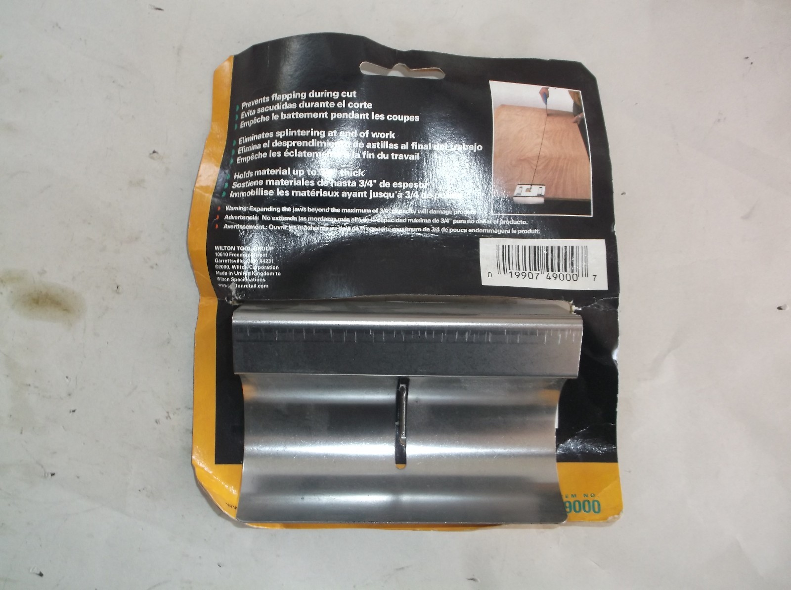 NEW WILTON Stainless steel Sawing Clamp, 4.25 x 3.0 x 1.5 Size (B93T)