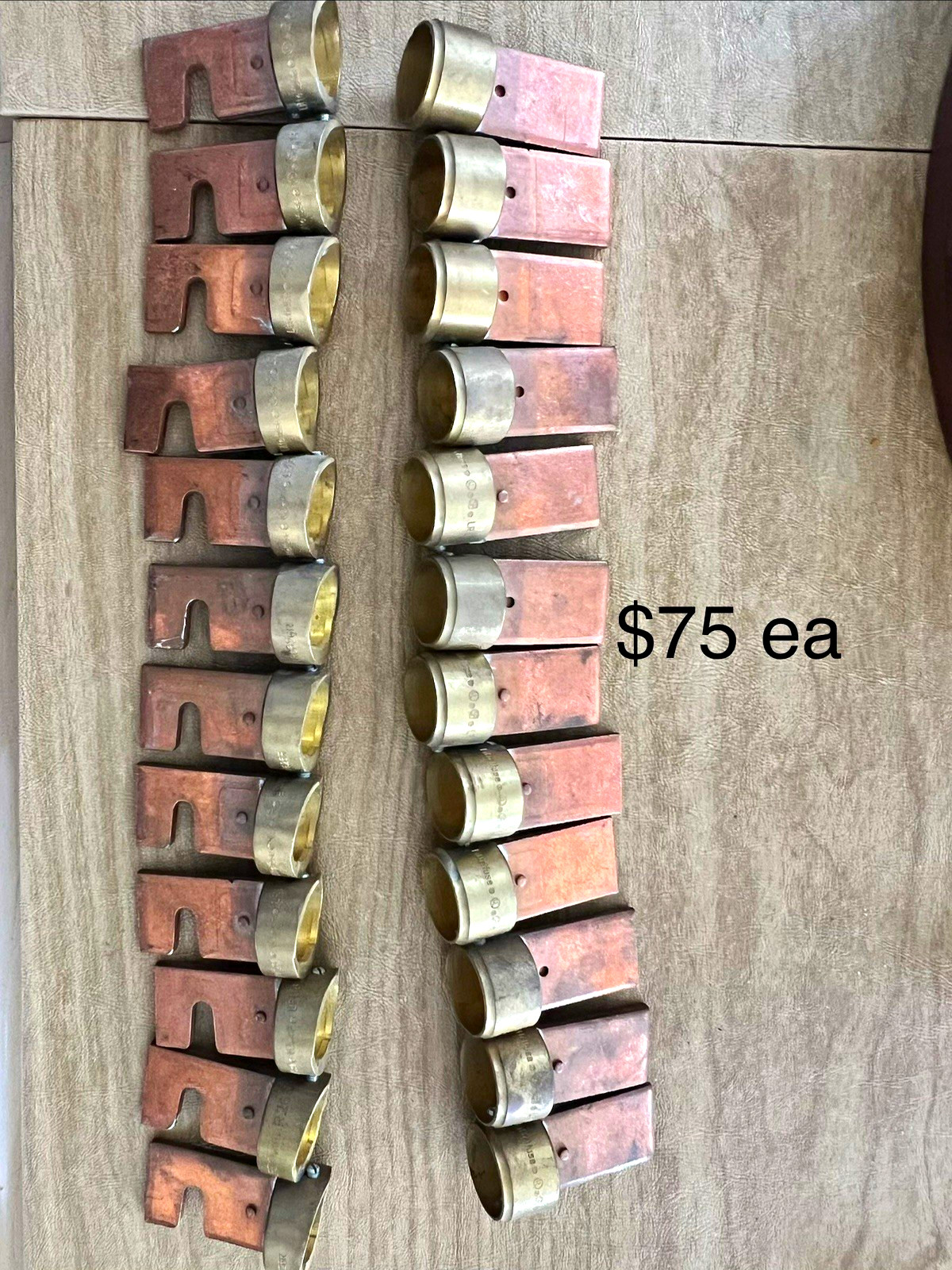Copper Fuse Links Bolt-On Bolt-Down 31-40A 31-40V Time-Delay 11-20pk